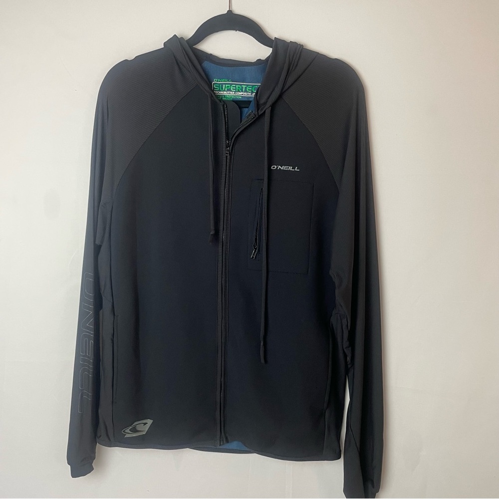O’Neill Supertech Technobutter Composite Men’s Jacket Neoprene Packable M Gray